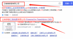 云南楚雄*恒化肥有限公司網站建設優(yōu)秀設計作品